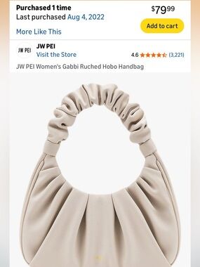 JW Pei Gabbi Ruched Hobo Bag